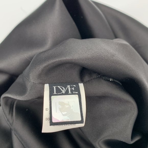 DVF Diane von Furstenberg Amora Cherry Blossom dress sequin chiffon ruffle New 6 - Picture 5 of 5